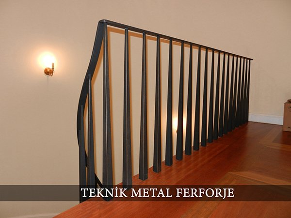 Özel Tasarım Ferforje Merdiven Korkuluğu
