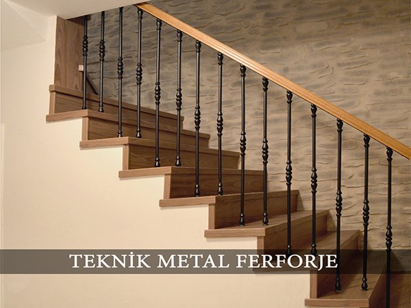 El işçiliği Ferforje Merdiven Korkuluğu